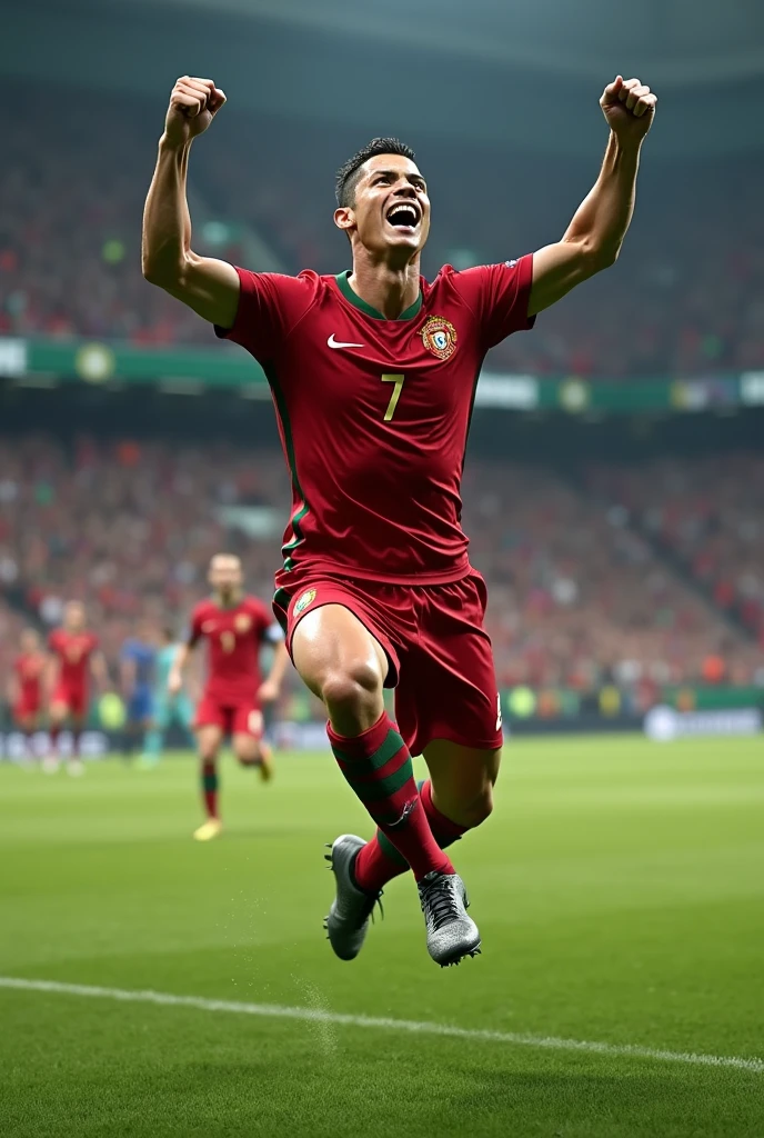 Generates Cristiano Ronaldo doing the siuuuuuu