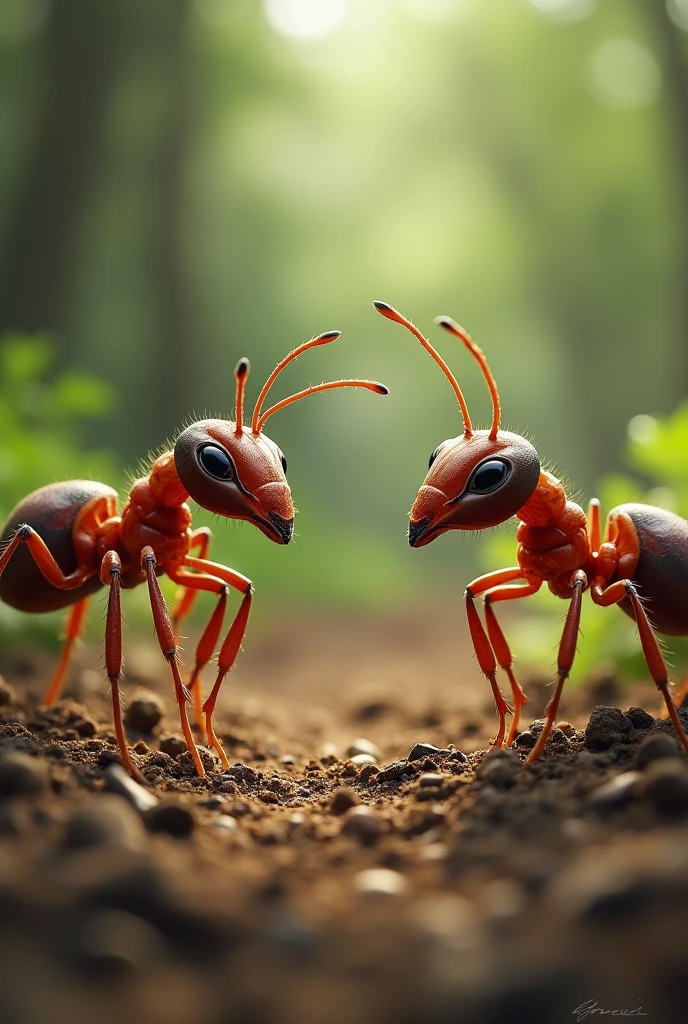 Once the other ants came and said