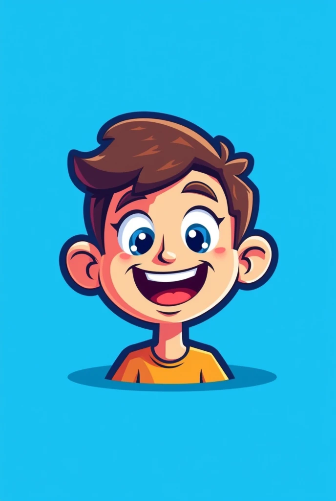 Name. happyboy gaming logo colour blue