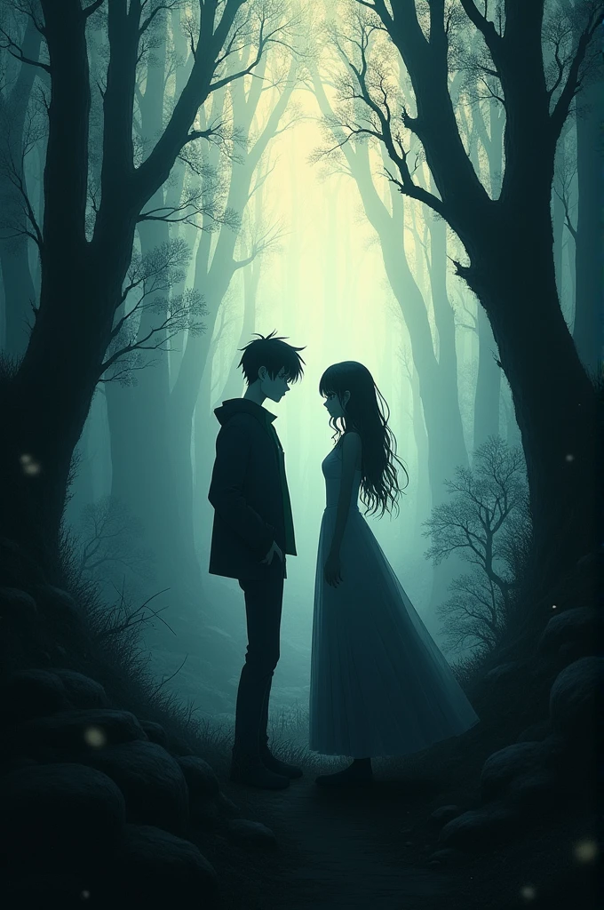 Create a shadow anime image written with shadowscrapp