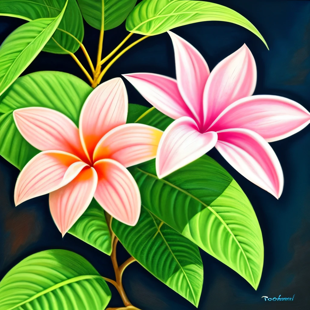 there are many flowers that are blooming on the tree, a pastel by Robert Thomas, flickr, fine art, blooming tropical flowers, plumeria, beautiful tropical flowers, tropical flowers, tropical flower plants, incredibly beautiful, large exotic flowers, beautiful gorgeous, beautiful flower, kauai springtime, beautiful flowers, amazing beauty, stunningly beautiful, gorgeous beautiful, unbelievably beautiful, pretty flowers