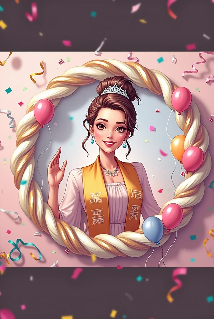 Jocelyn, Congratulatory message、Background decoration