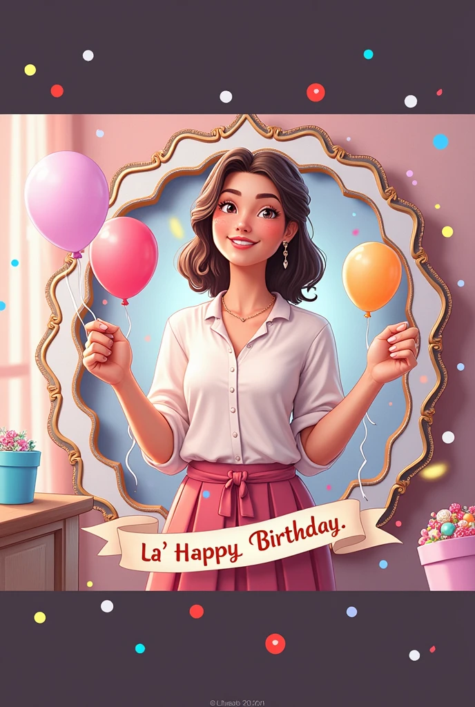 Jocelyn, Congratulatory message、Backgr happy birthday