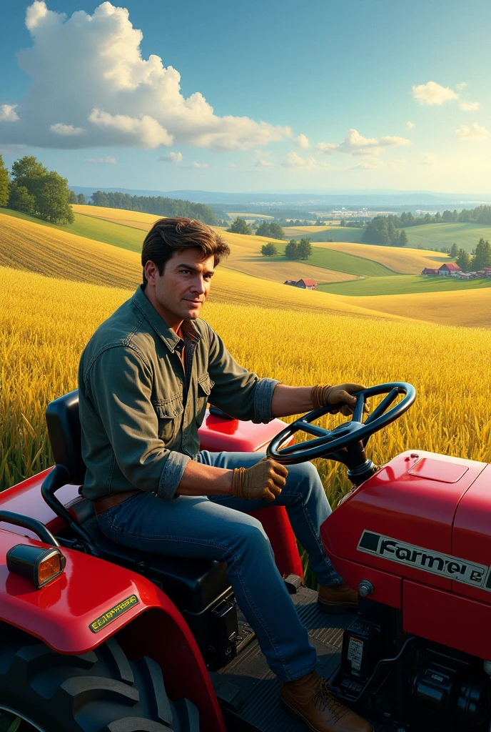 I would like to create a cover about FARMING SIMULATOR 25 