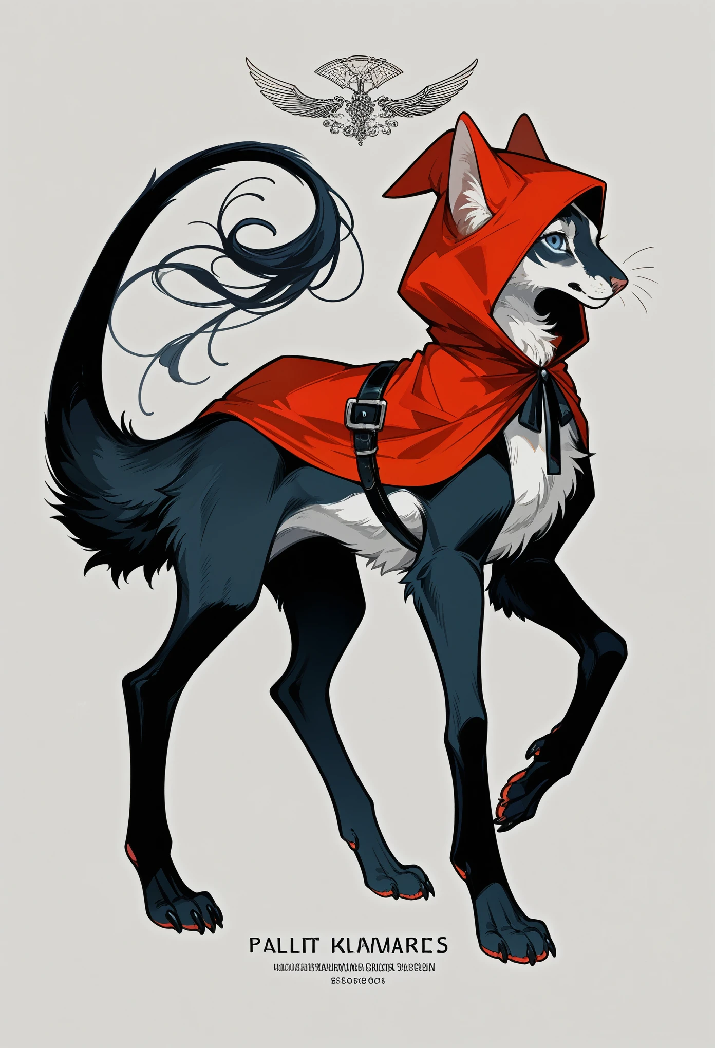 rating_safe, score_9, score_8_up, score_7_up, score_6_up, score_5_up, score_4_up, hires, source_furry, postcard design, story of Little Red Riding Hood, flat Design, vector illustrations, graphic illustration, detailed 2d illustration, flat illustration, digital illustration, digital artwork,