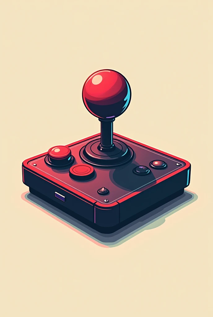 Retro style logo: A logo with retro elements, como uma fonte de arcade ou pixel art, combinado com um joystick ou controle de videogame. This would convey a nostalgic feel to the classic games.
