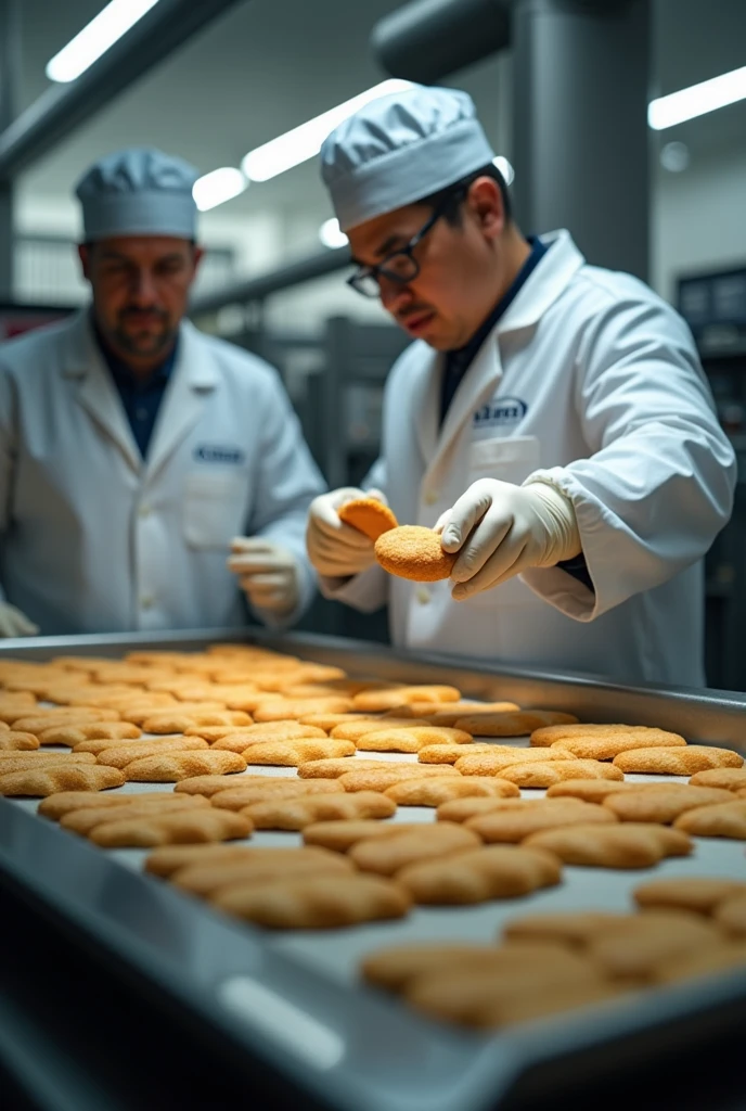 Quality Control Procedure for Biscuits Description: In a cookie factory, The procedure to ensure that biscuits meet quality standards includes several stages of testing and verification..

    Display:
        Step 1: Ingredient Inspection - Verify that ingredients meet specifications.
        Step 2: Monitoring the Baking Process - Controlling baking temperature and time.
        Step 3: Final Product Evaluation - Perform texture tests, taste and appearance.
        Step 4: Data Logging - Document test results for analysis and improvement.+