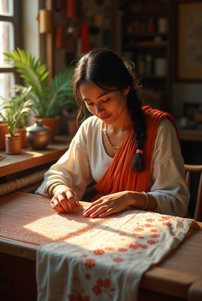 Rachana silk weaving