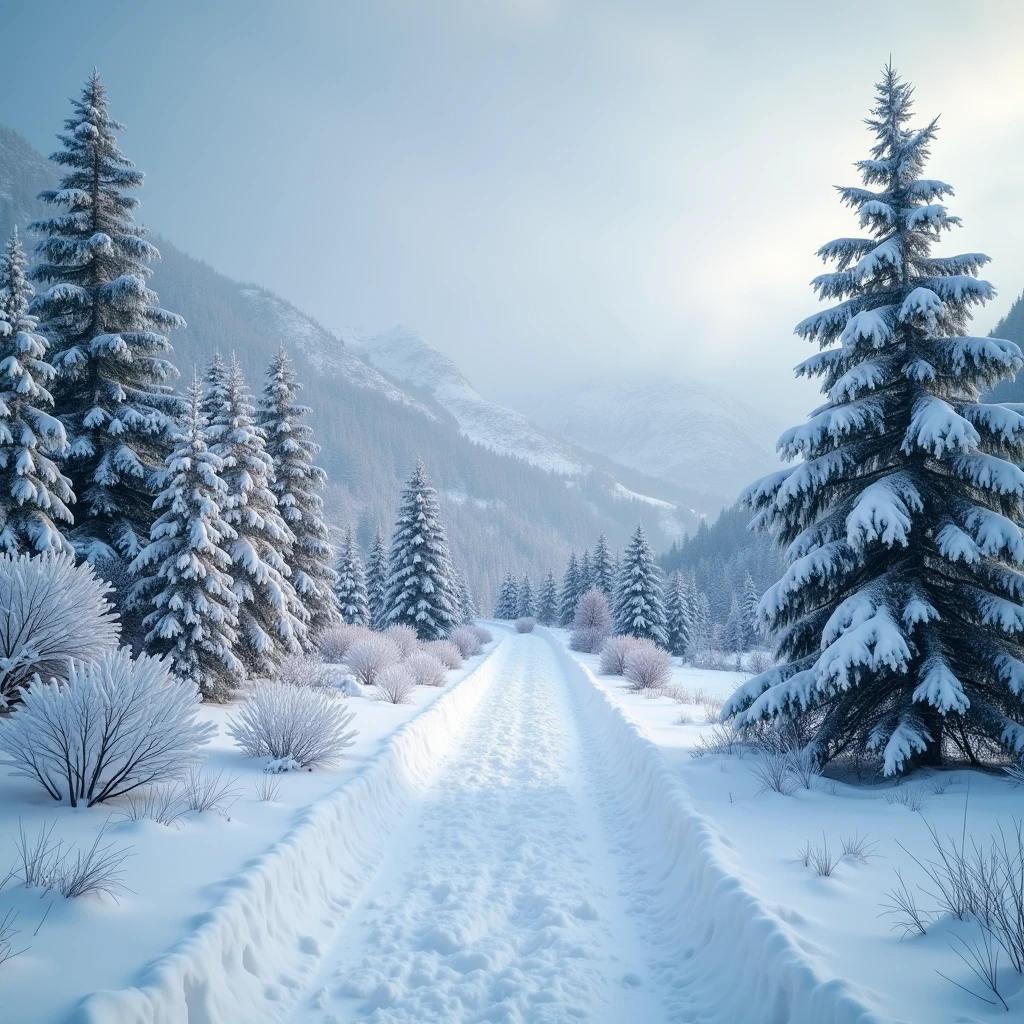 Snow, Scenery,