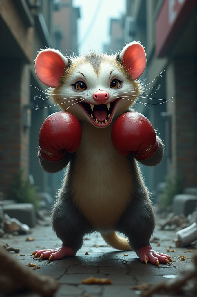 Boxing Opossum