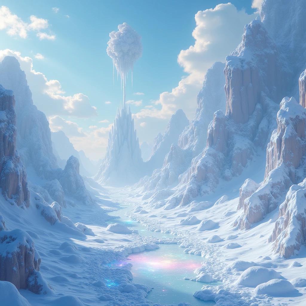 Snow Scenery, surreal photography, dreamlike imagery, subconscious exploration, bending reality, imaginative narratives, juxtaposing elements, evoking wonder and awe, transcending boundaries, challenging perceptions, fantastical landscapes, otherworldly atmospheres, (best quality, masterpiece, photorealistic), very aesthetic, perfect composition, intricate details, ultra-detailed, vivid colors
