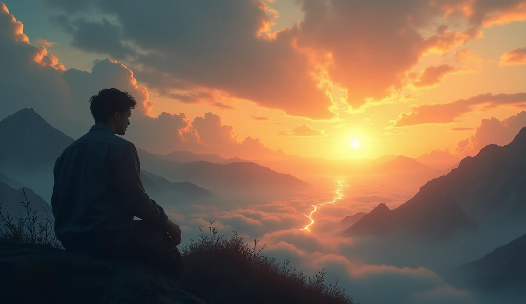 These image prompts can bring the motivational story to life visually