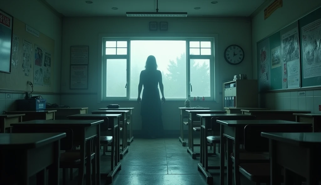 Recognition of Fear: An Old School in Modern Japan、Classroom in a dream、Shadow outside the window、Another visit to the classroom、Opening windows、Objects popping out
