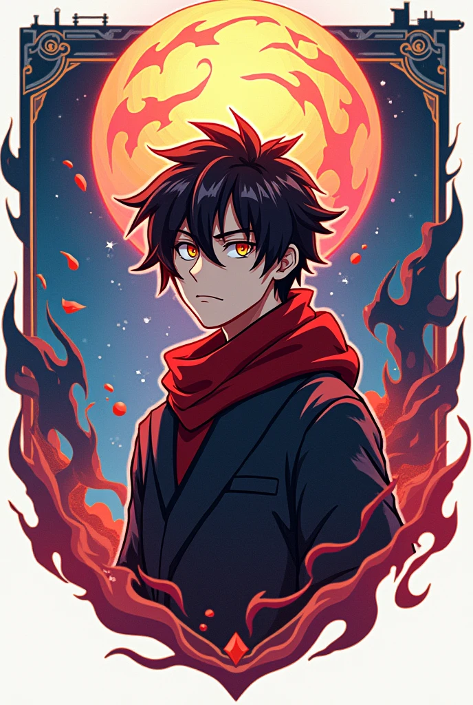 Logo name :- RN CREACTION ANIME tanjiro