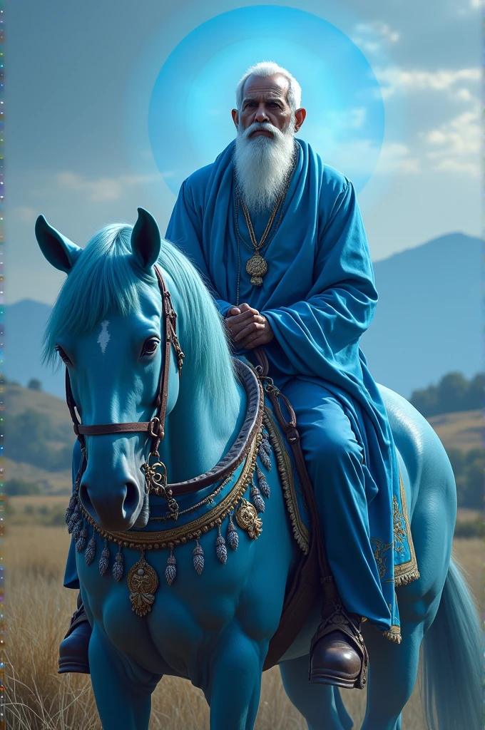 Shyam baba with neela ghoda