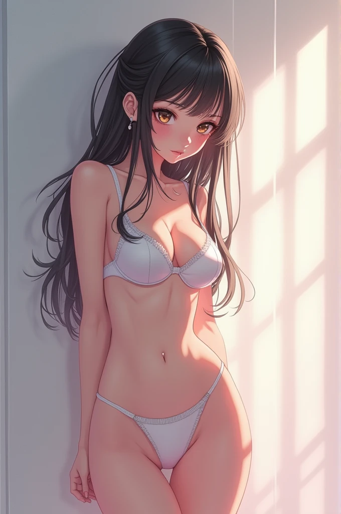 a anime girl without clothes