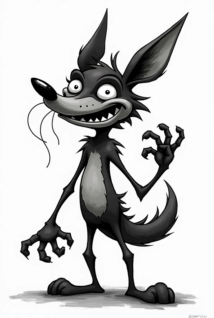 A cartoon character ink