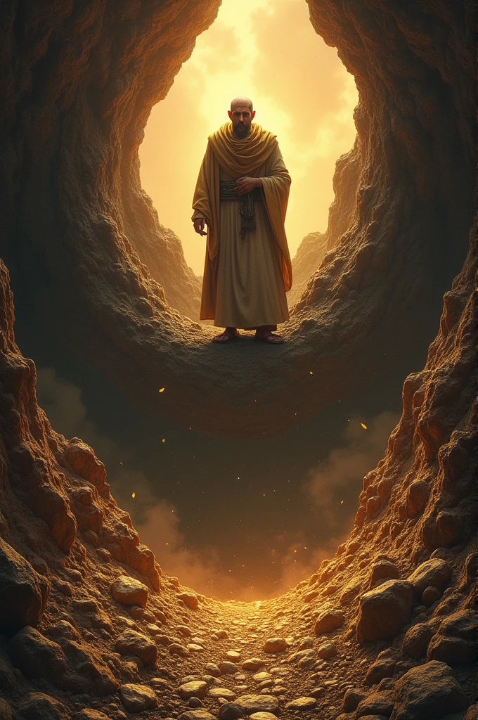 Karun swallows him with his riches under the earth in the Quran