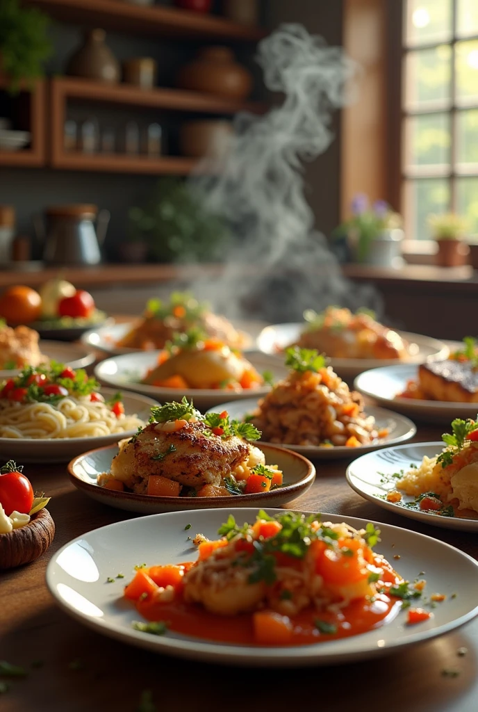 Beautiful full hd background of recipes 
