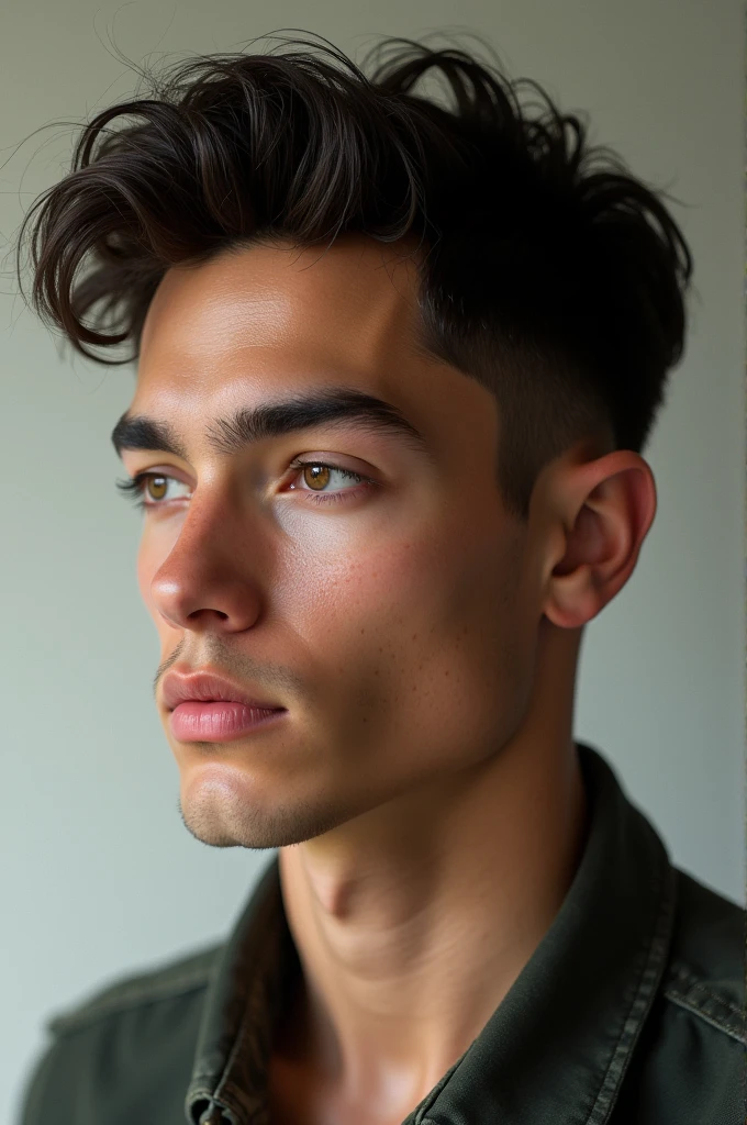 Realistic young man