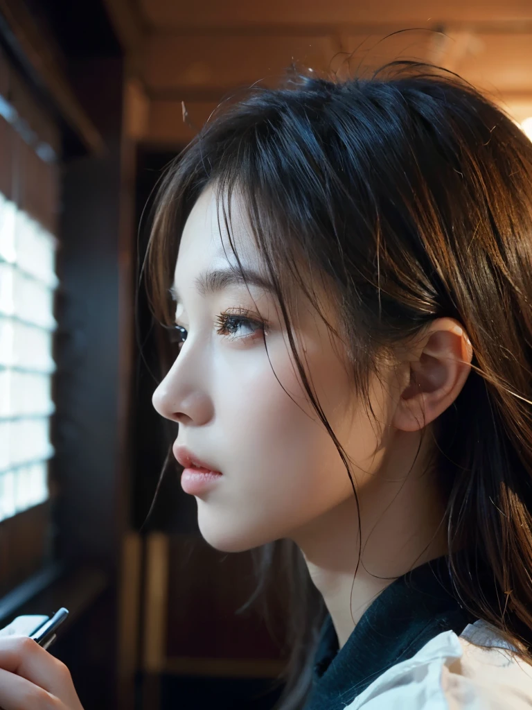 ((((best quality))))、(((Ultra-precision CG16K wallpaper)))、(((masterpiece)))、(((very detailed)))、(((super extreme detail)))、１people&#39;girls、mature woman、2 female、((japanese face))、((very beautiful face))、((My Shiraishi:1.5))、((semi long straight hair:1.3、blunt bangs))、(shiny brown hair)、beautiful and delicate eyes、brown eyes、raised an eyebrow、high nose、small nostrils、small mouth、seductive lips、beautiful breasts、((C cup size breasts))、split、plump body、((A slim body type))、perfect proportions、complete anatomy、perfect composition、Beautiful detail shading、beautiful natural light、Light with beautiful details、Depth of recorded boundary、(((high saturation)))、(((really:1.9)))、((vivid:1.5))、((edge:1.6))、((beautiful skin))、((skin texture))、((reallyな皮膚感))、(((cowboy shot、femur:1.5)))、((overhead view:1.8))、((Open mouth and surprised face:1.4))、(eyes looking at me:1.5)、day bedroom、bright sunshine、natural light、(((Lie down on your back in bed:1.6)))、(Supine posture:1.5)、(((open front shirt_white clothes、panties_white clothes:1.6)))、((earring、wearing a necklace:1.3))、