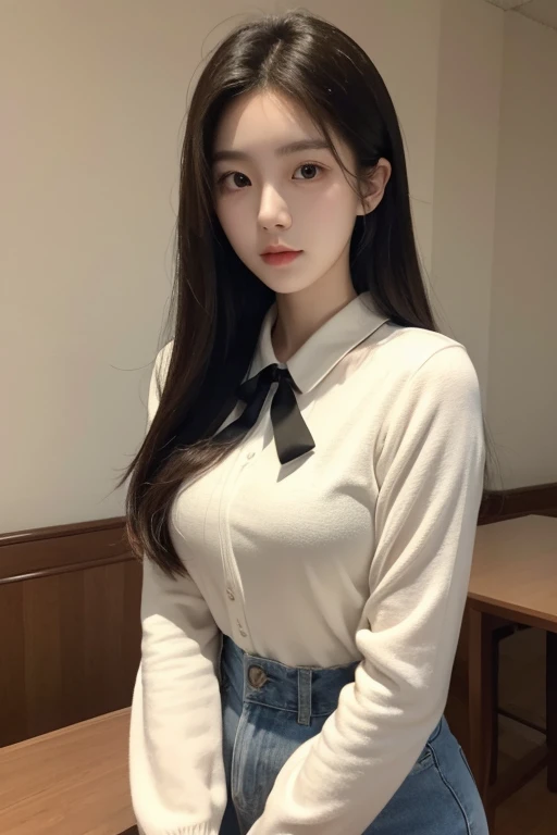 Best quality, high quality, masterpiece,
beautiful korean girl