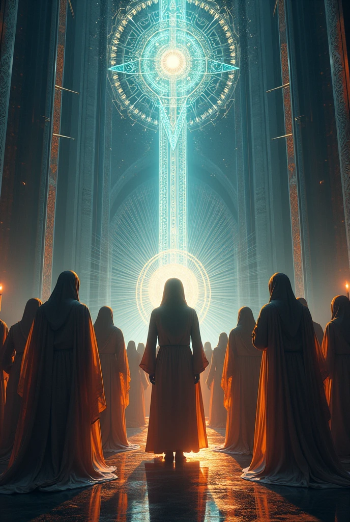 Create an invitation to an event called Altar of Worship, Make it striking, modern and try music