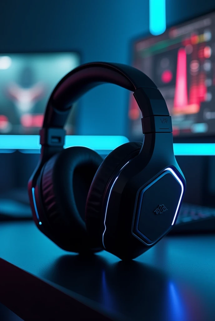 black headset thing