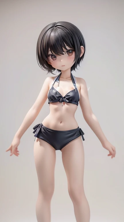 bikini、Primary school students、Girl、Girl、Primary school students、slender、Slender、Black Hair、