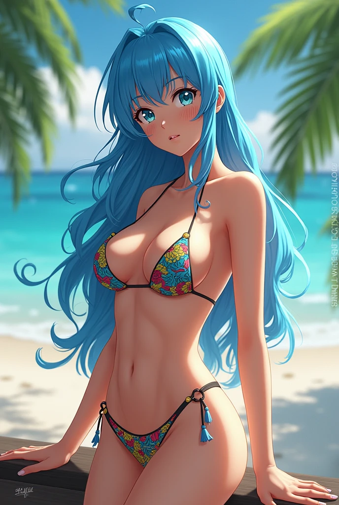 Here's a picture of Bulma in a bikini