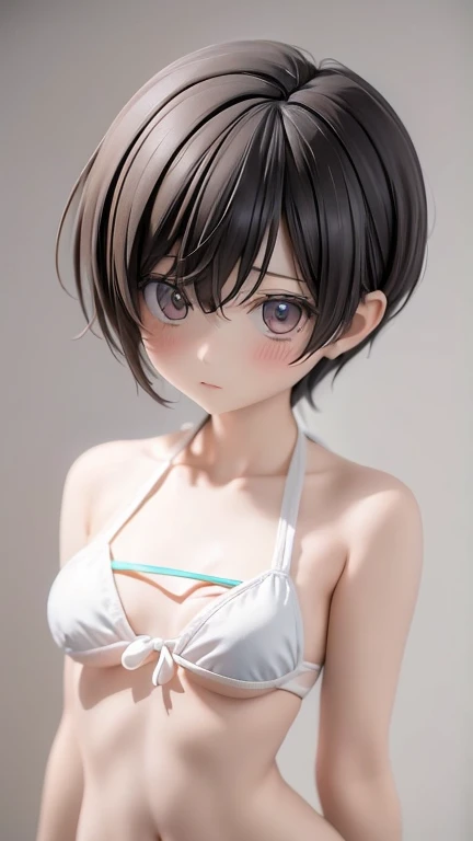 bikini、Primary school students、Girl、Girl、Primary school students、slender、Slender、Black Hair、