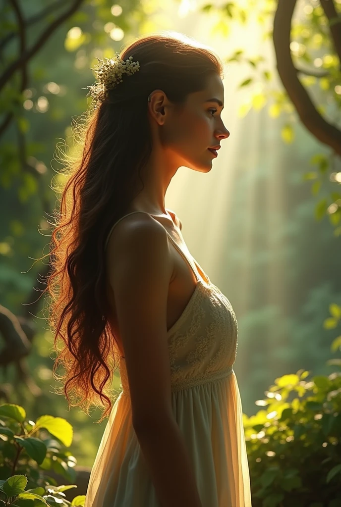 (photorealism:1.2), ab beautiful girl back photo