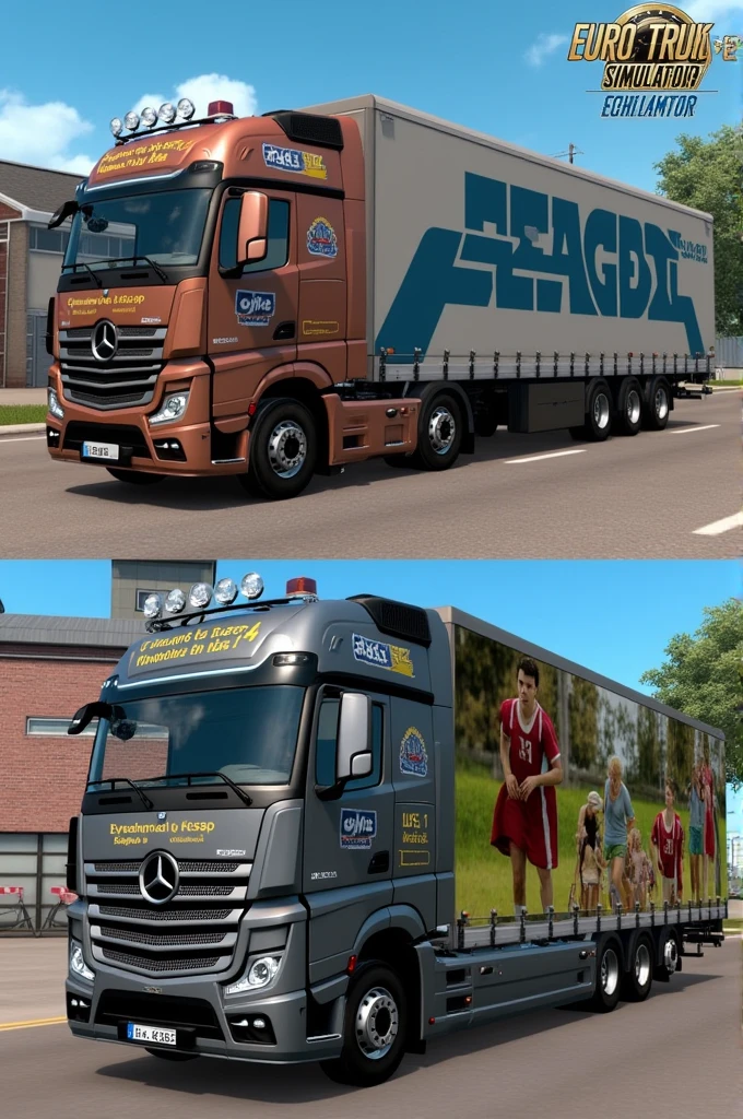 Skins for the game truck simulator europa 3