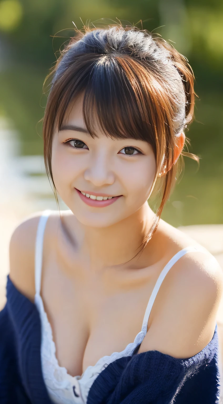 masterpiece,best quality,(Japanese girl),((Beautiful girl)),cleavage,(off shoulder:1.2),(perfect body beauty:1.2),(shy smile),From slightly above