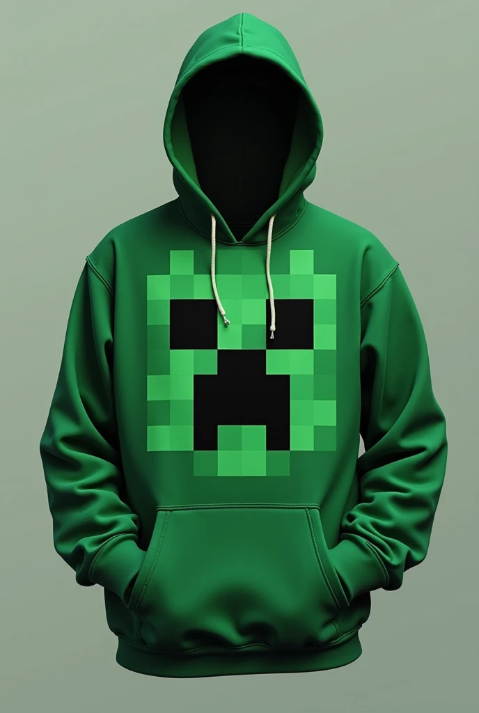 Sudadera de creeper minecraft