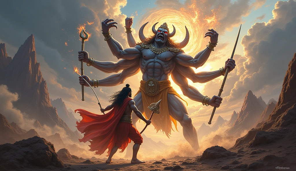 Lord ram fight Ravan
