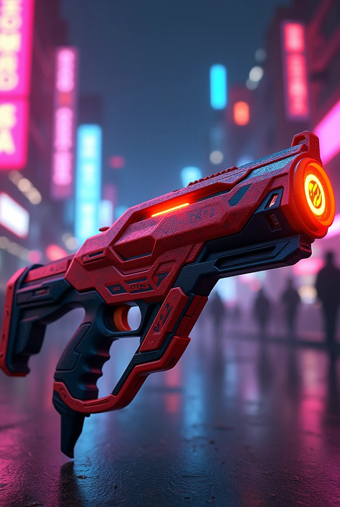 Futuristic nerf gun inspired by reggaeton singer ferxxo
 
