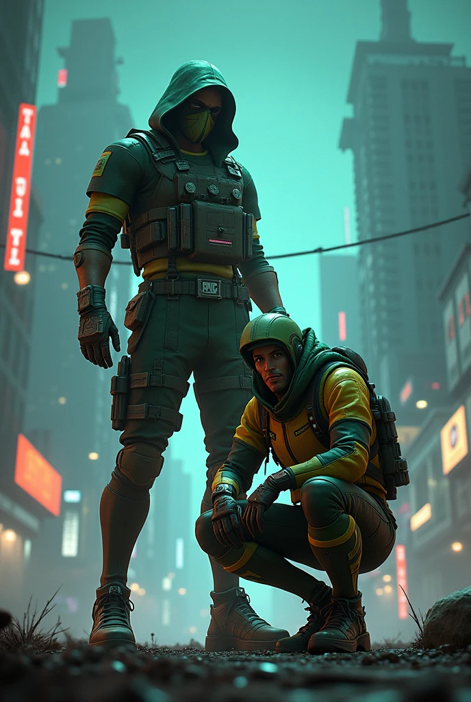 Ein Apex legends Wall paper mit den legends Bloodhound Alter und octane