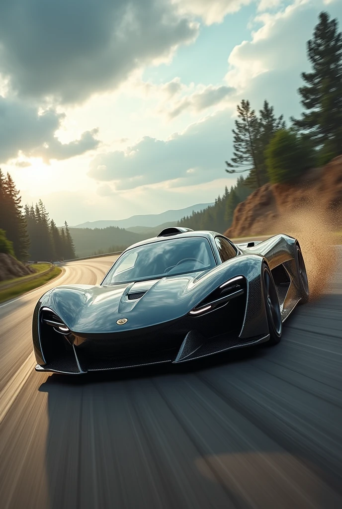 car with fast driving