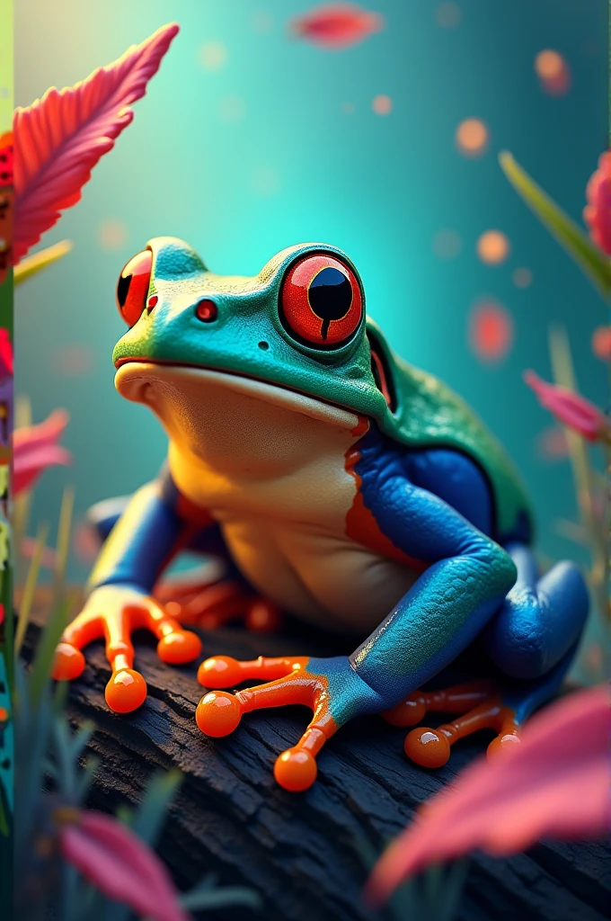 A thumbnail for Youtube, You may not like frogs, but this