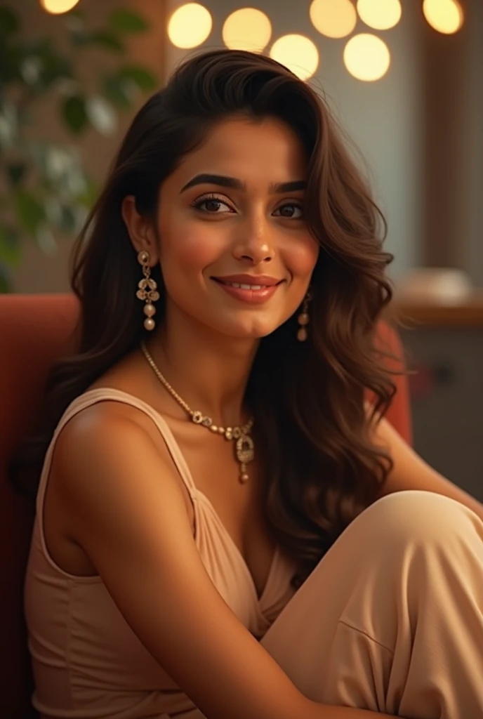 Shraddha Kapoor sitting wih me