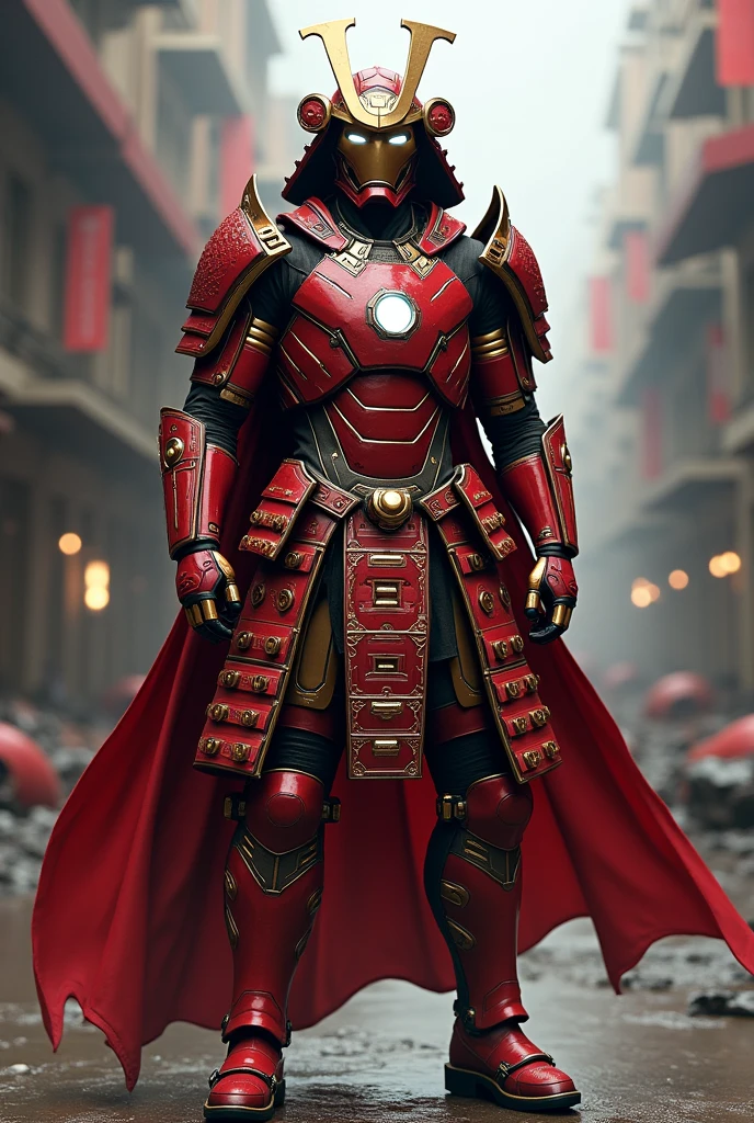 I want you to create me a samurai suit created by Tony Stark