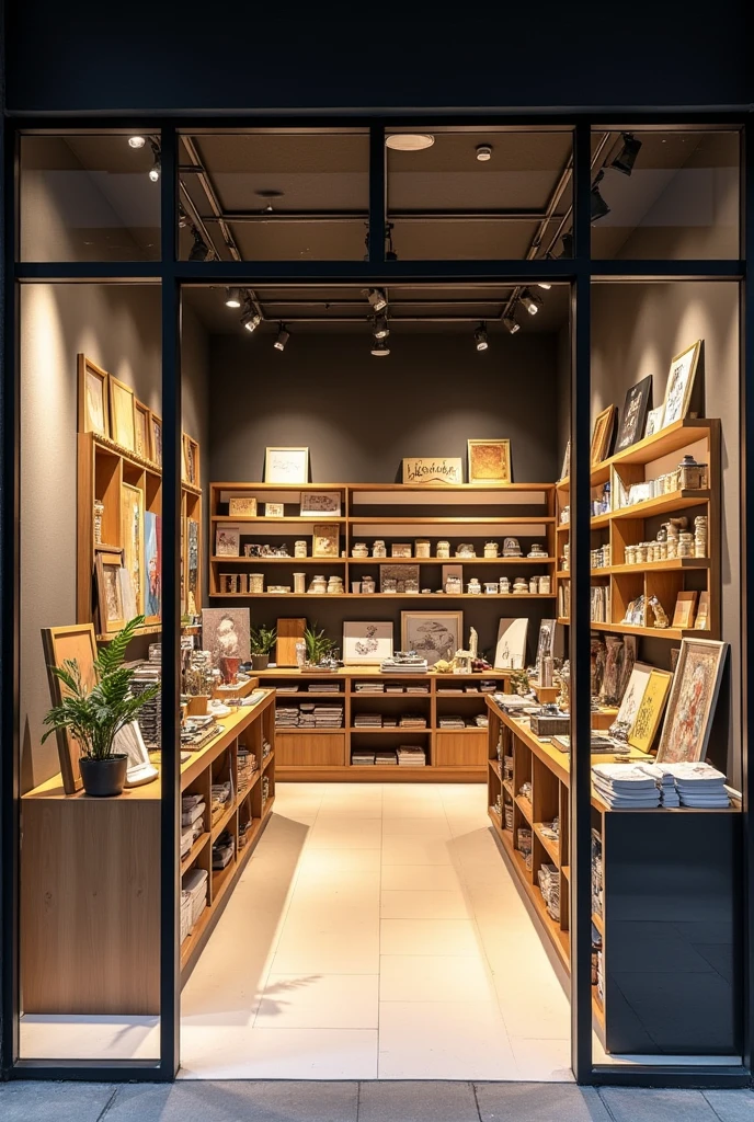 Front Art store design

