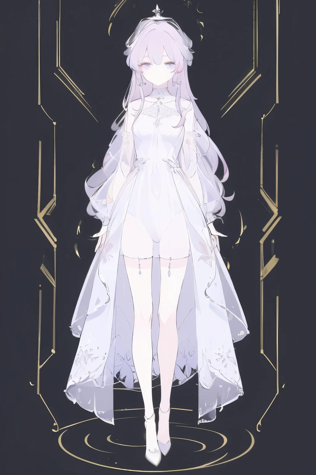1. Beautiful woman，Mage，Gorgeous long skirt，Standing full body，solitary，Clear facial features，Clean lines design，Transparent Background，(masterpiece，Top quantity，best quality，Ultra-high resolution，Clear facial features，beautiful eyes，Pretty Face)，
