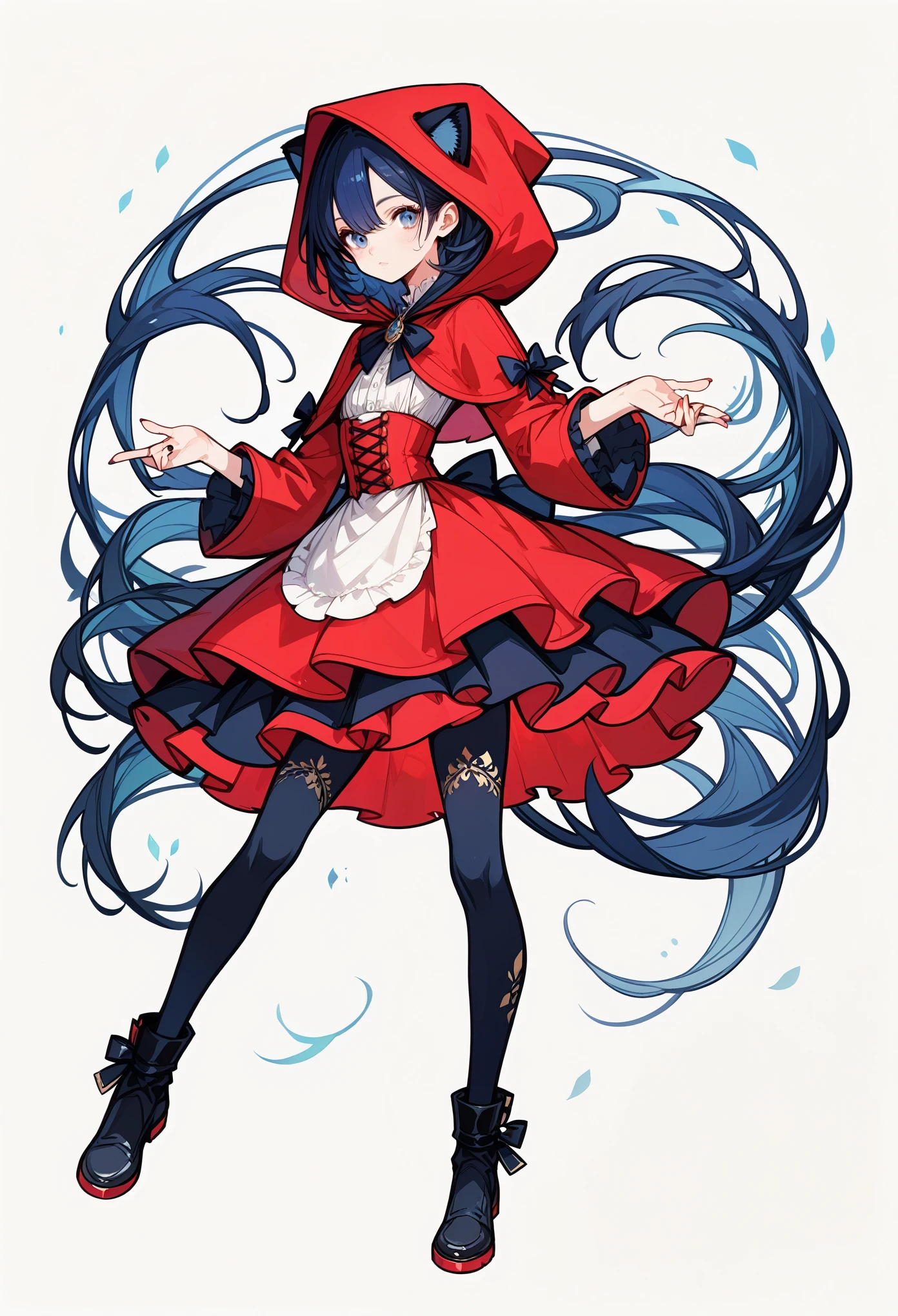 rating_safe, score_9, score_8_up, score_7_up, score_6_up, score_5_up, score_4_up, hires, source_furry, postcard design, story of Little Red Riding Hood, flat Design, vector illustrations, graphic illustration, detailed 2d illustration, flat illustration, digital illustration, digital artwork,