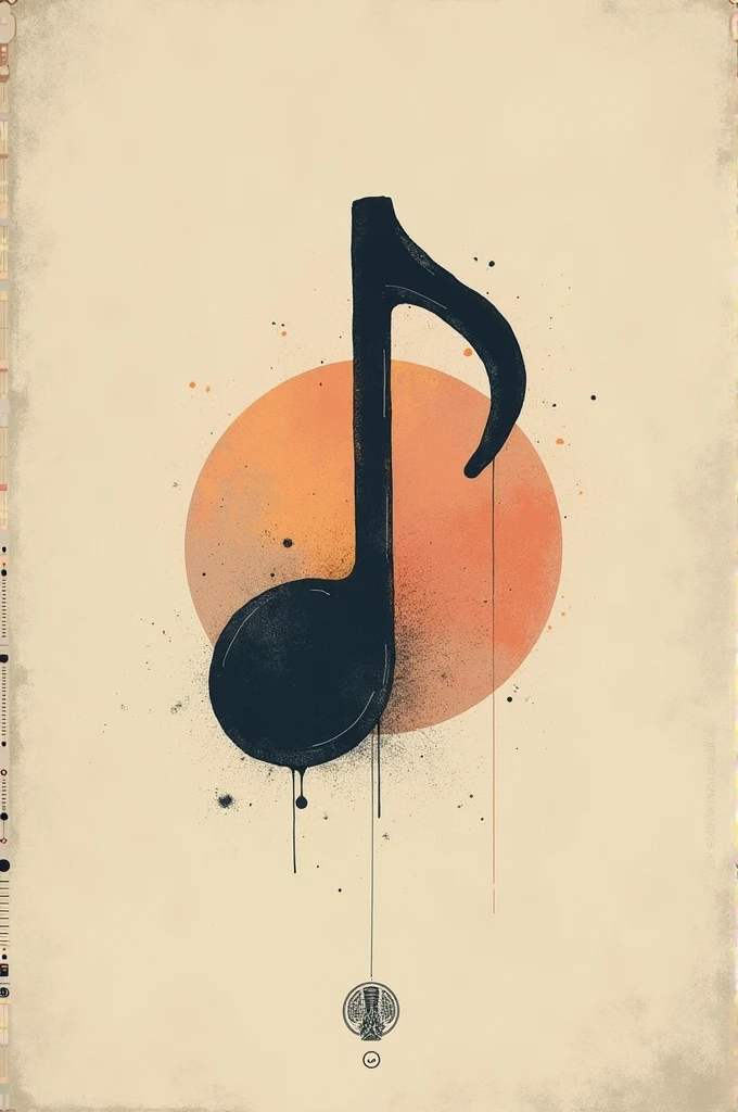 lofi music logo illustration