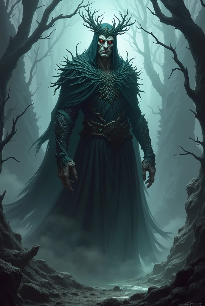 Necromancer Fantasy Open Face