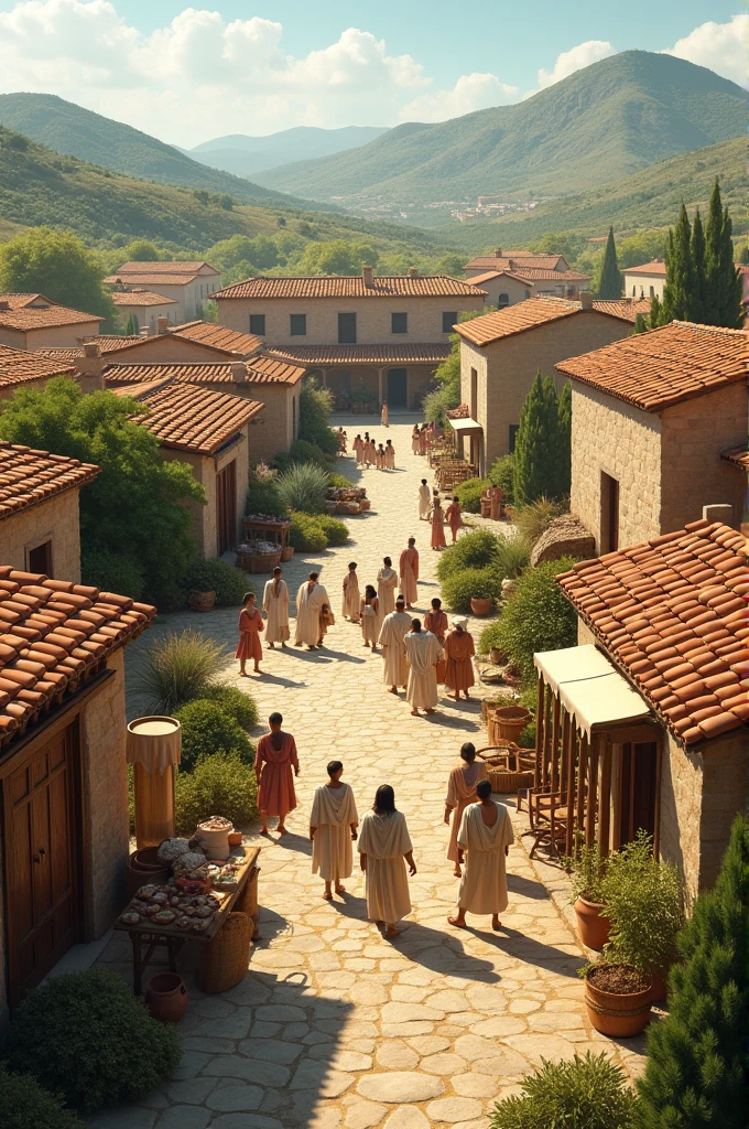 500 BC village 