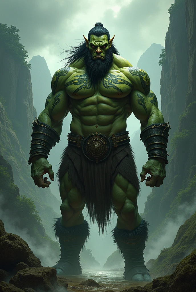 Orc,big, handsome, naked