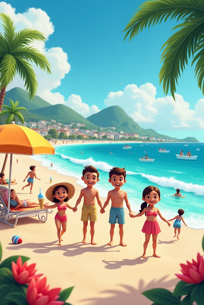 Fun summer with travel and summer vibes
